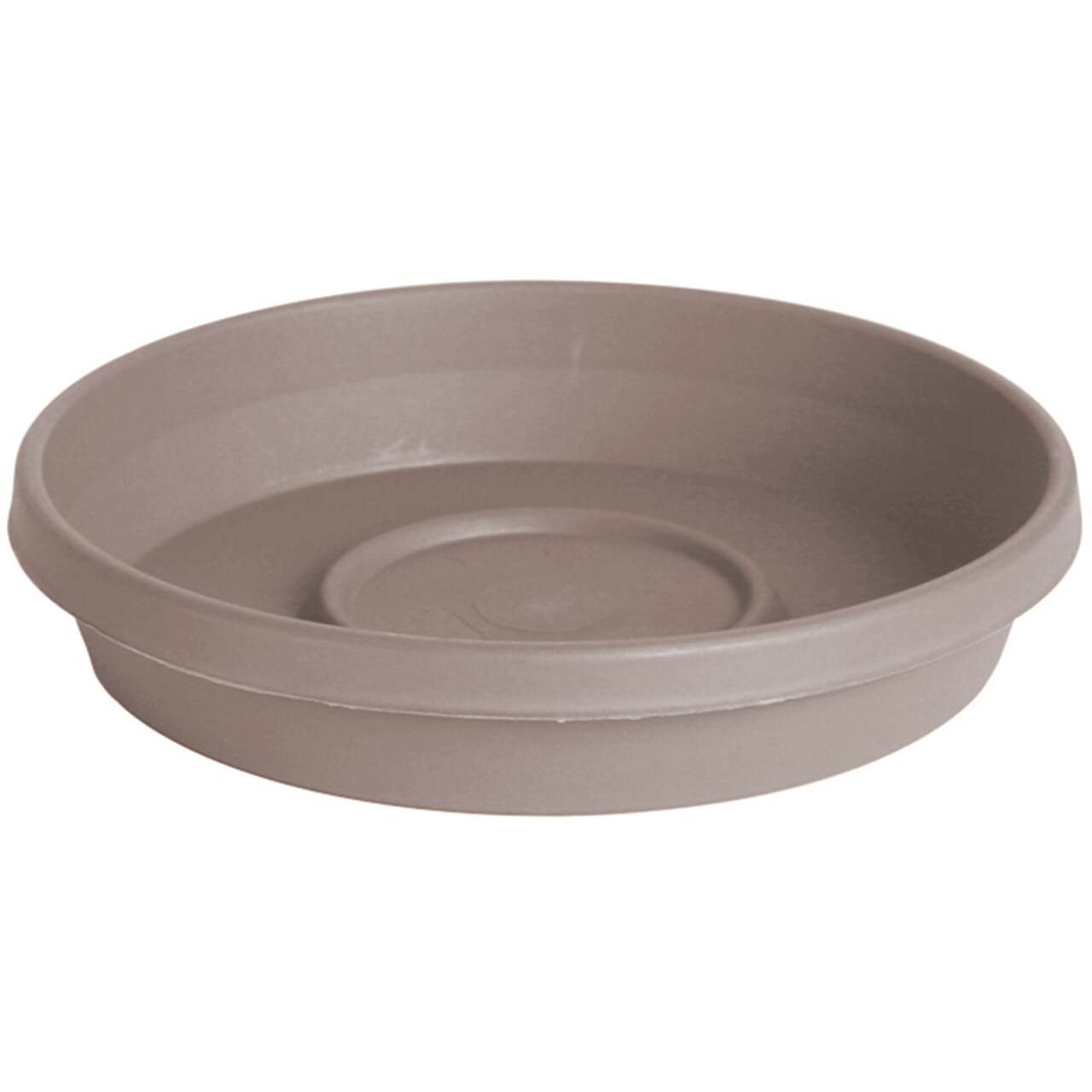 Bloem Terra 13" Resin Saucer, Pebble Stone Beige – Durable Round Flowerpot Tray, Matte, In-Outdoor Gardening Accessory For 14" Planter (Sold Separate)